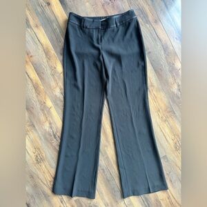 WHBM Black Flare Leg Dress Pants Size 4R Tailored Career Workwear